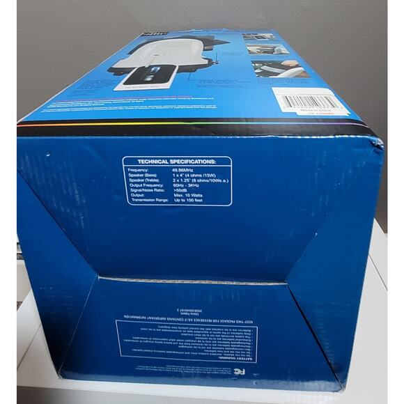 The Sharper Image Wireless Indoor/Outdoor Speaker LP 115BMS - Picture 5 of 5